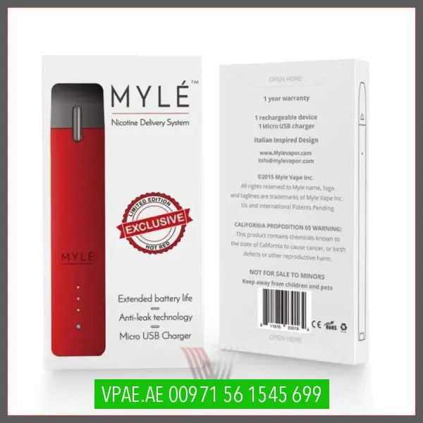 MYLE Device Kit -Micro USB Charger OV Store Arab Emirates  MYLÈ VAPOR