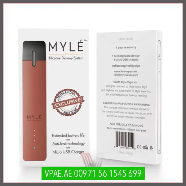 MYLE Device Kit -Micro USB Charger OV Store Arab Emirates  MYLÈ VAPOR