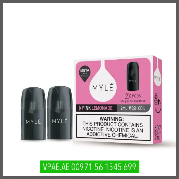 Myle Meta Replcamnt Pods Pink Lemonade Replacement Pod