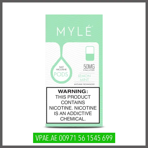 MYLE V4 Replacement Flavor Pods  pack of 4 OV Store Arab Emirates  MYLÈ VAPOR