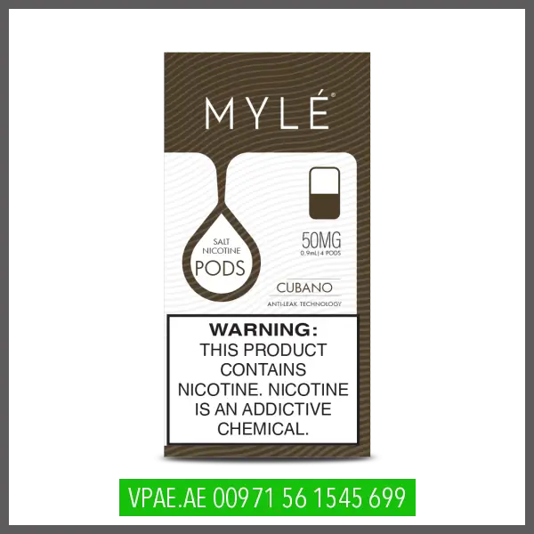 MYLE V4 Replacement Flavor Pods  pack of 4 OV Store Arab Emirates  MYLÈ VAPOR