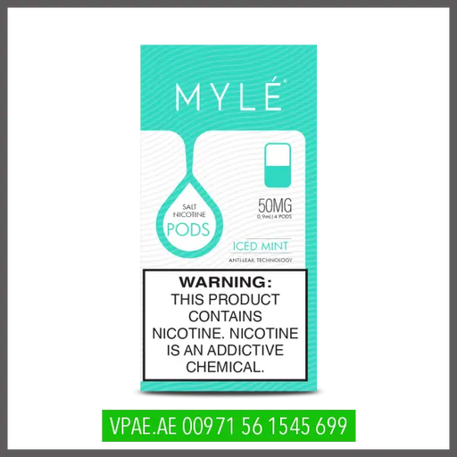 MYLE V4 Replacement Flavor Pods  pack of 4 OV Store Arab Emirates  MYLÈ VAPOR