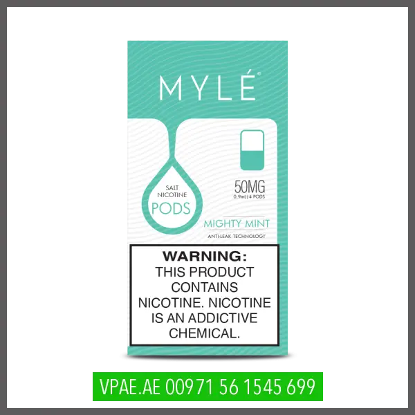 MYLE V4 Replacement Flavor Pods  pack of 4 OV Store Arab Emirates  MYLÈ VAPOR