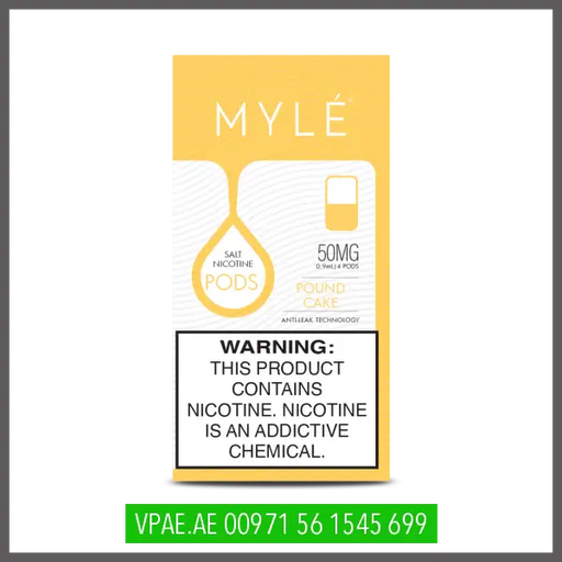 MYLE V4 Replacement Flavor Pods  pack of 4 OV Store Arab Emirates  MYLÈ VAPOR