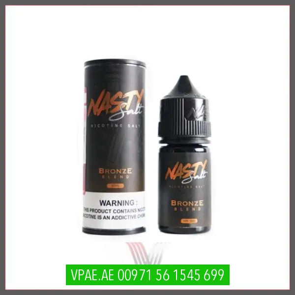 Nasty Salt Reborn – Bronze Blend – 30ml OV Store Arab Emirates  Nasty