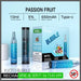 Passion Fruit Yuoto Bubble Disposable Vape Kit 4000 Puffs Rechargeable OV Store Arab Emirates  yuoto