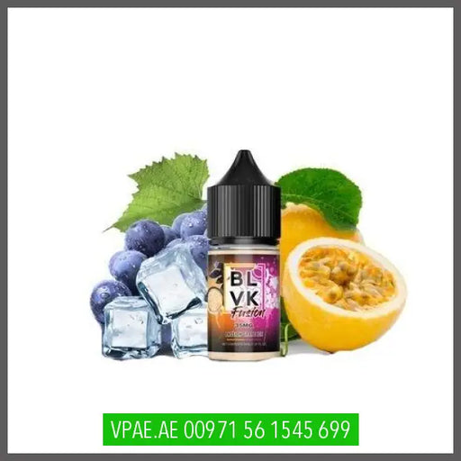 PASSION GRAPE ICE SALT BY BLVK FUSION 30ML OV Store Arab Emirates  BLVK