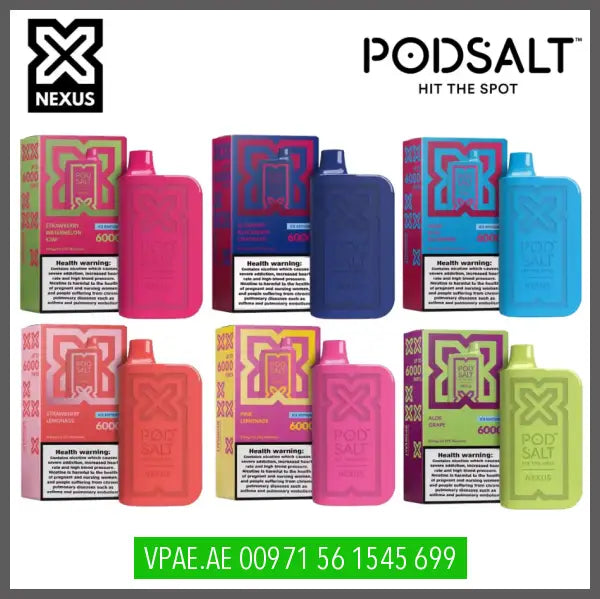 Pod Salt Nexus 6000 Puffs Disposable 20Mg Disposable