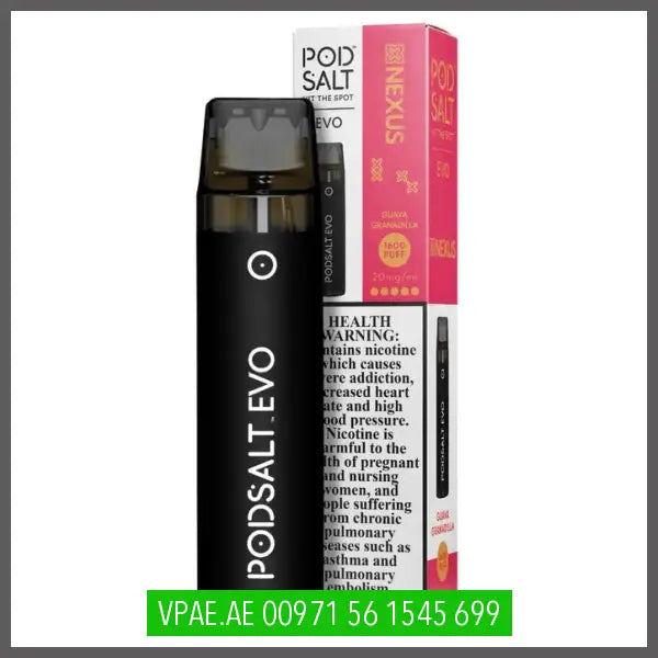 PODSALT EVO DEVICE 1600 PUFFS OV Store Arab Emirates  POD SALT