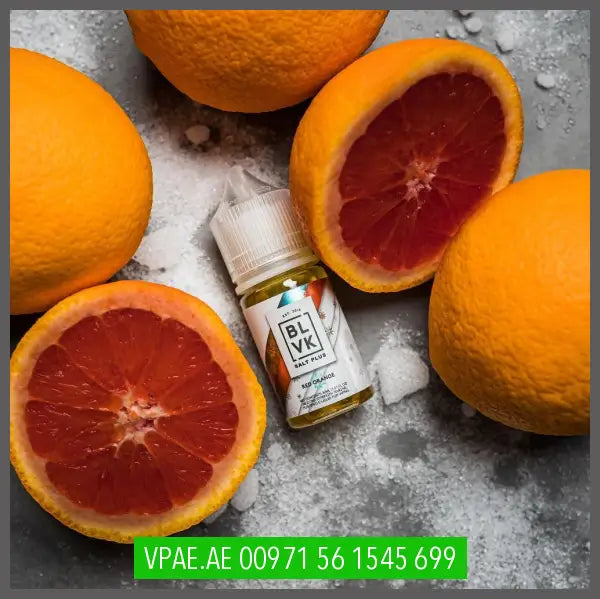 RED ORANGE ICE SALT PLUS E-LIQUID 30ML OV Store Arab Emirates  BLVK