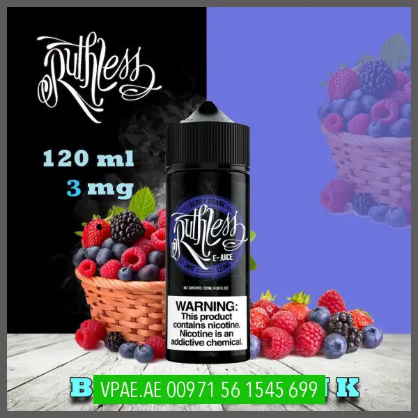 RUTHLESS BERRY DRANK 120ML OV Store Arab Emirates  Ruthless