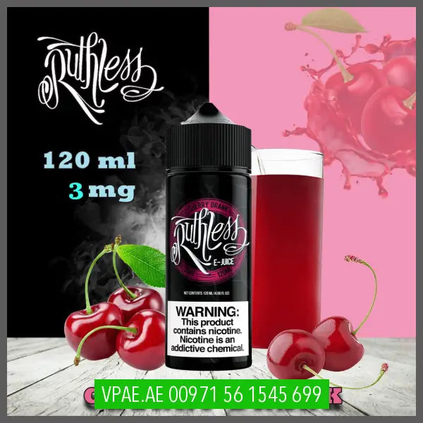 RUTHLESS CHERRY DRANK 120ML OV Store Arab Emirates  Ruthless