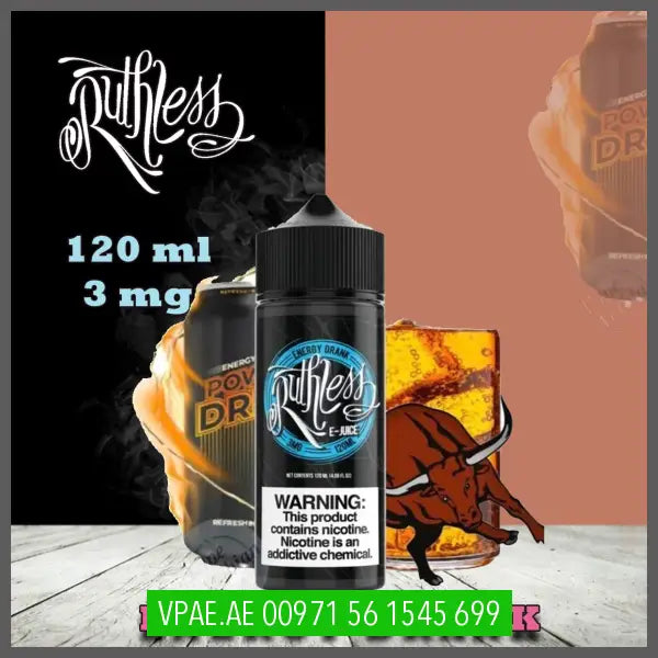 RUTHLESS ENERGY DRANK 120ML OV Store Arab Emirates  Ruthless