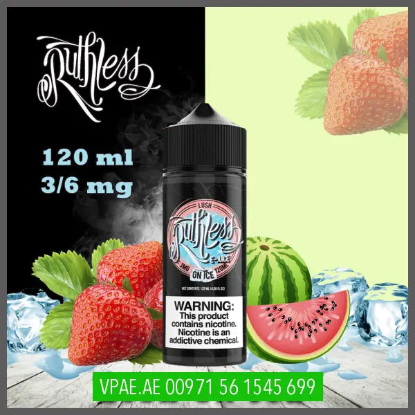 RUTHLESS LUSH ON ICE 120ML OV Store Arab Emirates  Ruthless