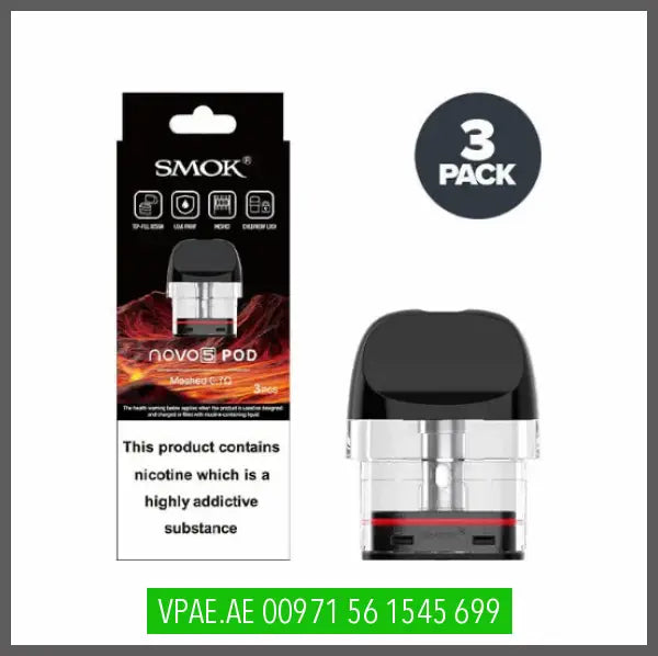 SMOK NOVO 5 REPLACEMENT PODS OV Store Arab Emirates  SMOK