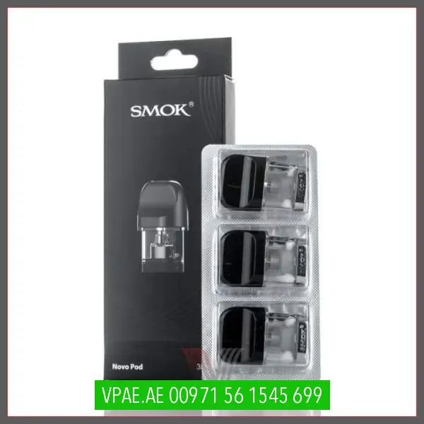 SMOK NOVO REPLACEMENT POD CARTRIDGES Pack of 3 OV Store Arab Emirates  SMOK