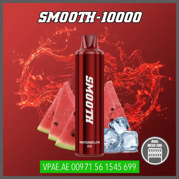 Smooth 10K Puffs Disposable Vape % 2 Watermelon Ice Disposable