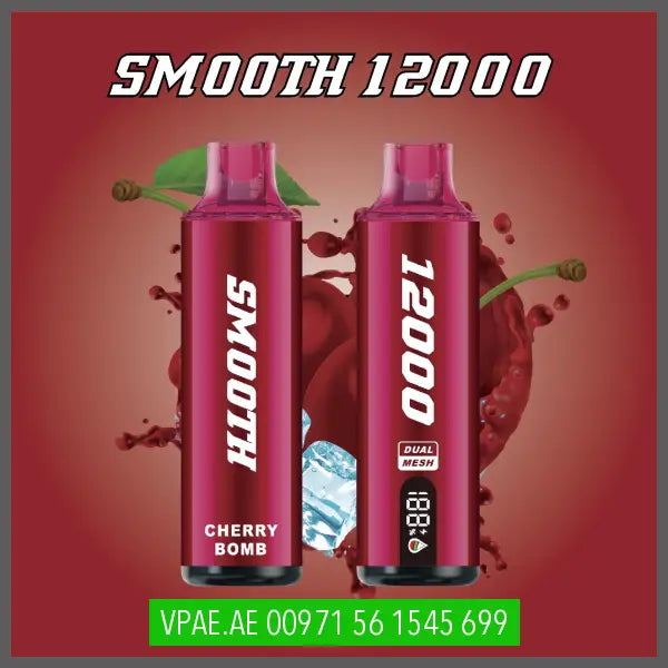 Smooth 12K Puffs Disposable Vape % 2 Cherry Bomb Disposable