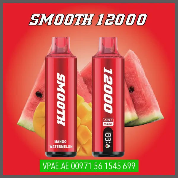 Smooth 12K Puffs Disposable Vape % 2 Mango Watermelon Disposable