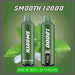 Smooth 12K Puffs Disposable Vape % 2 Mint Gum Disposable