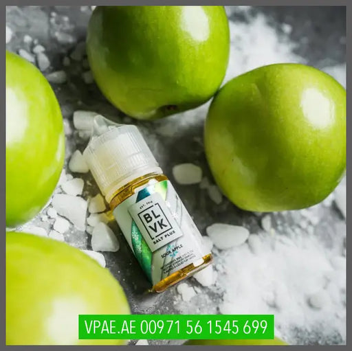 SOUR APPLE ICE SALT PLUS E-LIQUID 30ML OV Store Arab Emirates  BLVK