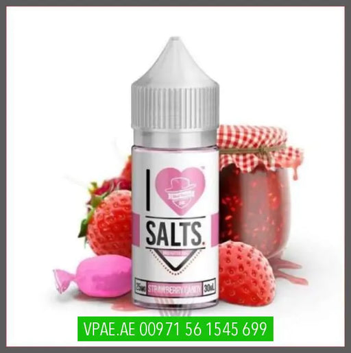 Strawberry Candy by I Love Salts Nicotine Salt eJuice OV Store Arab Emirates  I Love Salts