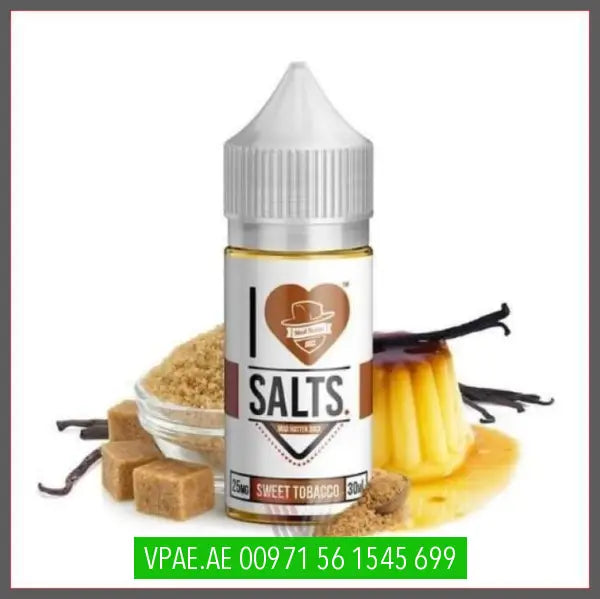 Sweet Tobacco by I Love Salts Nicotine Salt eJuice OV Store Arab Emirates  I Love Salts