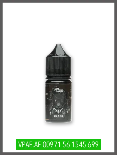 THE PANTHER SERIES BLACK NIC SALT 30ML OV Store Arab Emirates  Dr Vapes