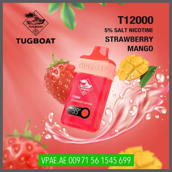 Tugboat T12000 Disposable Vape UAE VAPE STORE (vpae.ae) Tugboat