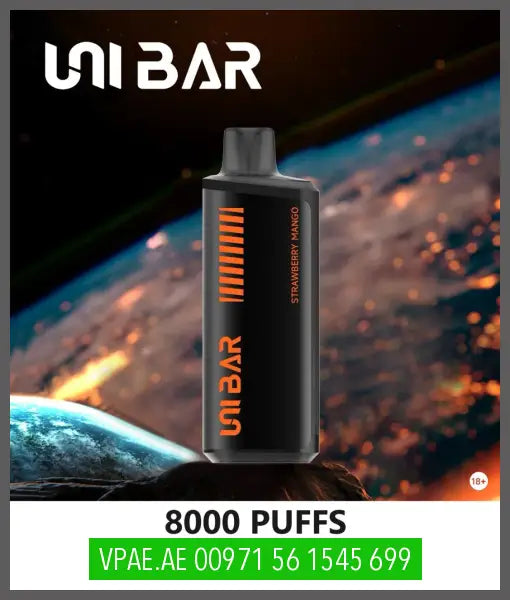 Uni Bar 8000 Puffs %2 20Mg Disposable