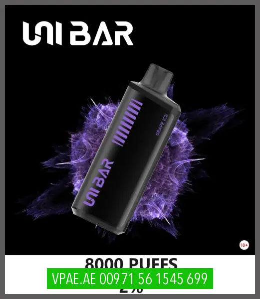 Uni Bar 8000 Puffs %2 20Mg Disposable