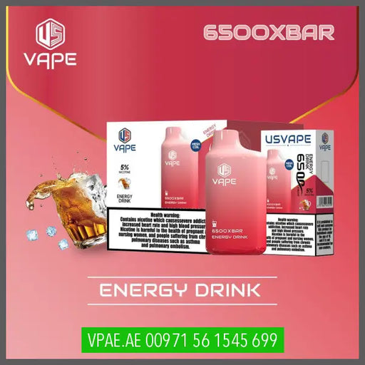 USVape Energy Drink 6500XBAR Disposable OV Store Arab Emirates  USVape