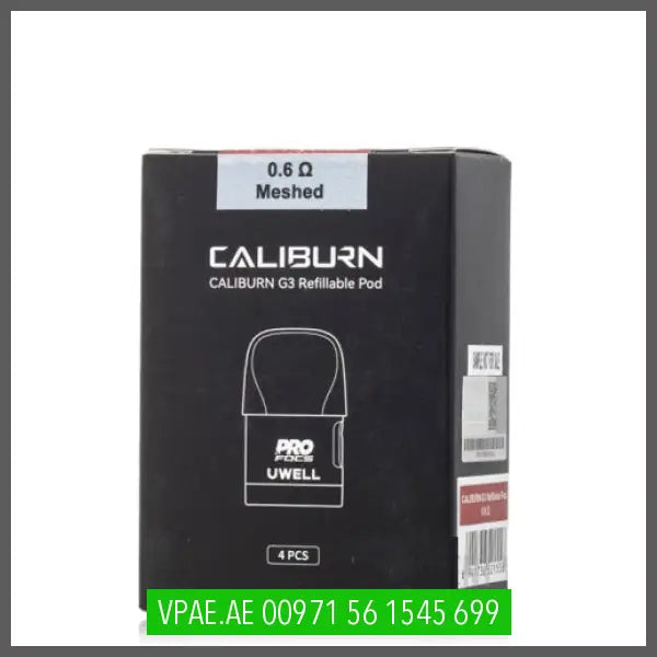 UWELL CALIBURN G3 REPLACEMENT PODS (4-Pack) OV Store Arab Emirates  uwell