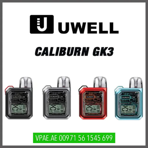 Uwell Caliburn Gk3 25W Pod System Pod Device