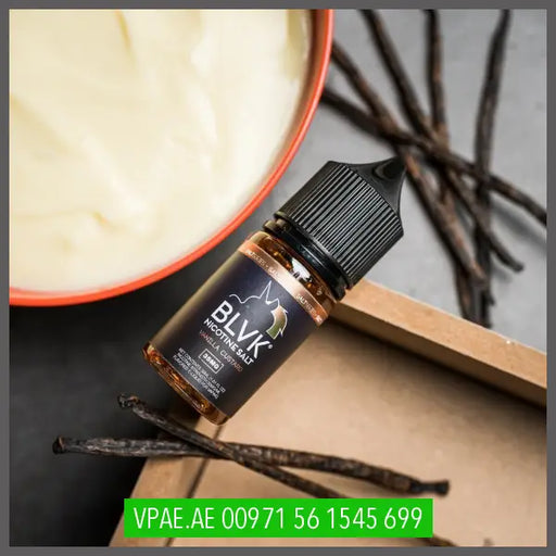 VANILLA CUSTARD NICOTINE SALT E-LIQUID 30ML OV Store Arab Emirates  BLVK