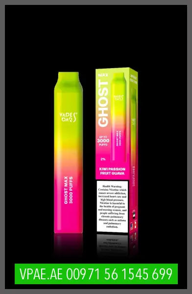 Vapes Bars Ghost Max 3000 Puffs 2% Disposable