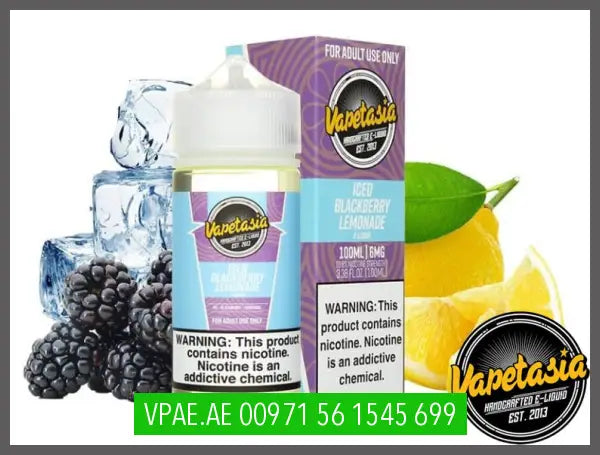 Vapetasia Iced Blackberry Lemonade 100Ml E - Liquid