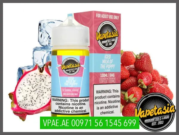 Vapetasia Iced Milk Of The Poppy 100Ml E - Liquid