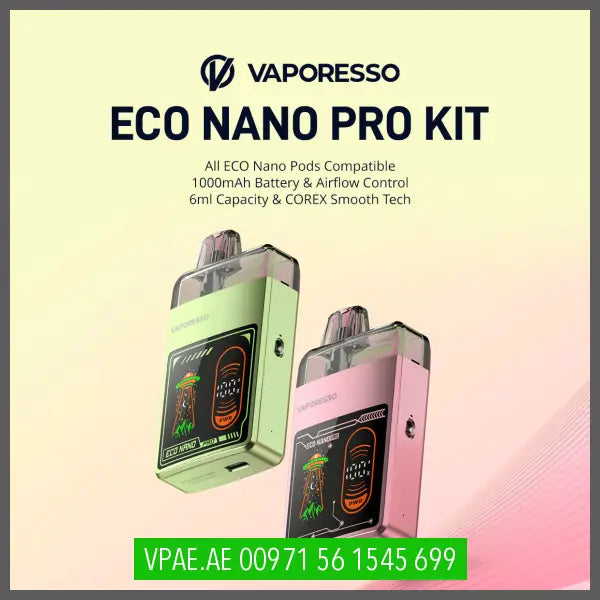 Vaporesso ECO Nano PRO Pod System UAE VAPE STORE (vpae.ae) Vaporesso