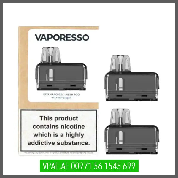 VAPORESSO ECO NANO REPLACEMENT PODS OV Store Arab Emirates  Vaporesso