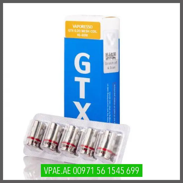 VAPORESSO GTX REPLACEMENT COILS OV Store Arab Emirates  Vaporesso