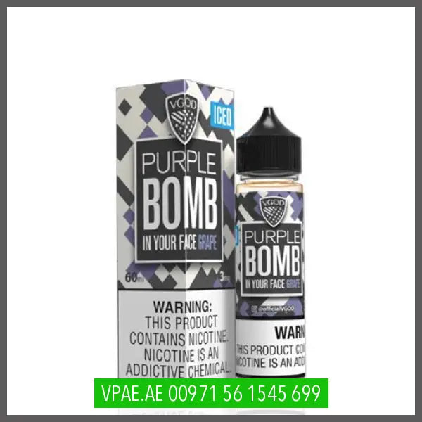 VGOD Purple Bomb ICED 60ml OV Store Arab Emirates  VGOD