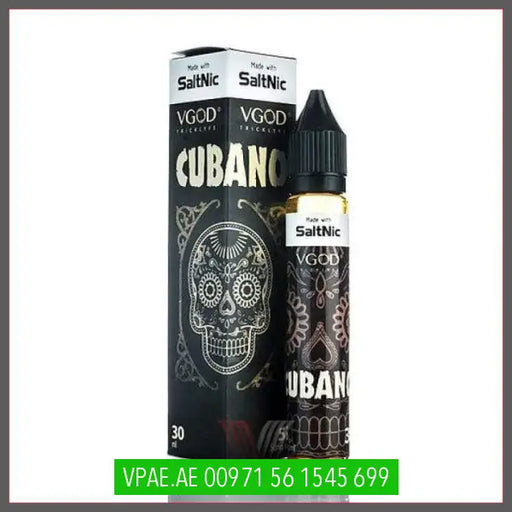 VGOD SALTNIC - CUBANO - 30ML OV Store Arab Emirates  VGOD