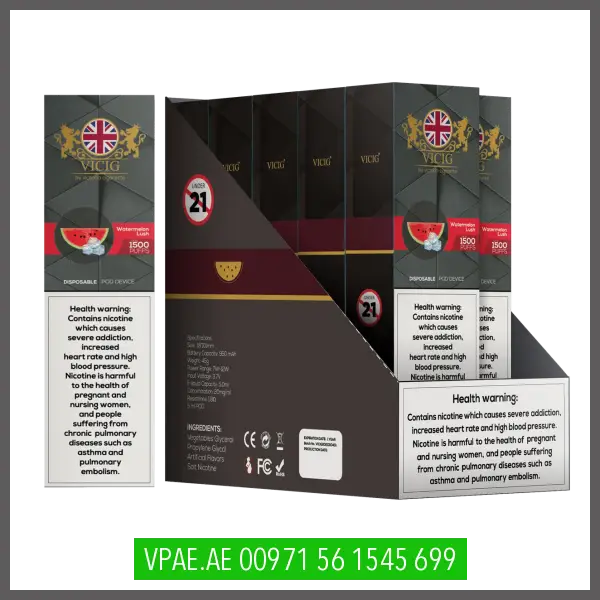 VICIG UK Disposable 1500Puffs 50MG OV Store Arab Emirates  VICIG