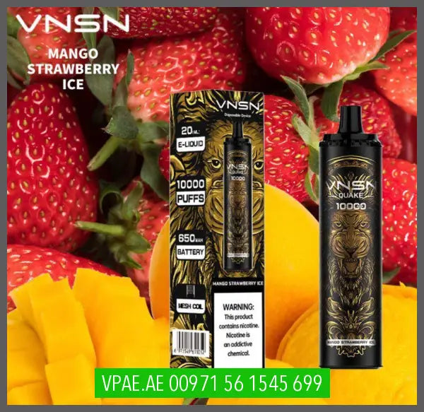 VNSN QUAKE Disposable 10000 Puffs 50MG UAE VAPE STORE (vpae.ae) VNSN