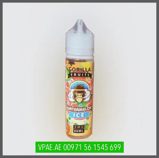 WATERMELON ICE BY GORILLA CUSTARD ELIQUID 60ML OV Store Arab Emirates  GORILLA CUSTARD