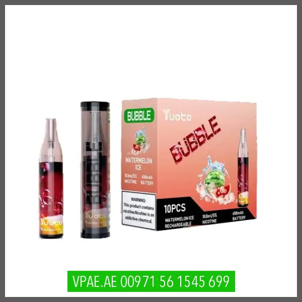 Watermelon Ice Yuoto Bubble Disposable Vape Kit 4000 Puffs Rechargeable OV Store Arab Emirates  yuoto