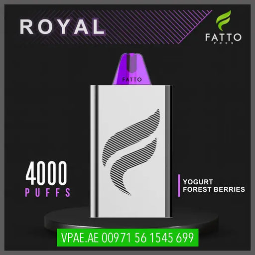 Yogurt Forest Berries Fatto disposable 4000 Puffs 2% Reachable OV Store Arab Emirates  fatto