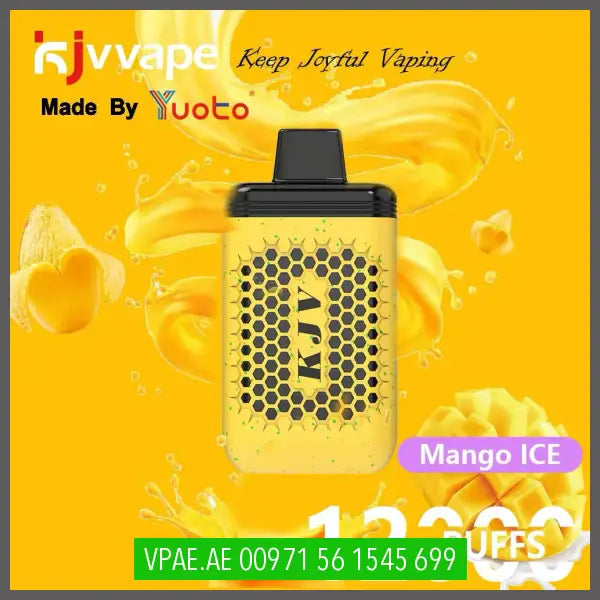 Yuoto Kjvvape 12000 Puffs Mango Ice Disposable