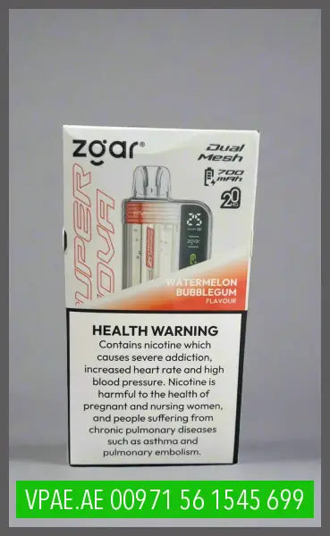 Zgar Supernova Disposable Vape 30k puffs 20mg UAE VAPE STORE (vpae.ae) Zgar